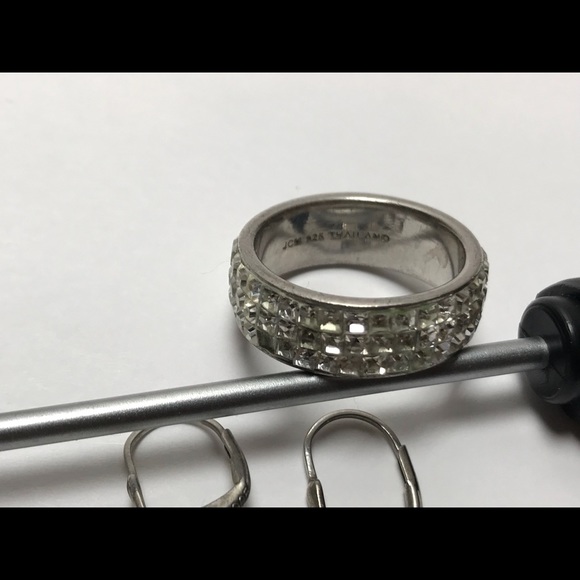 JCM 925 Silver Ring & Drop Earrings (Set) - Picture 4 of 5